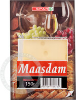 Сыр SPAR Маасдам 45% 150г