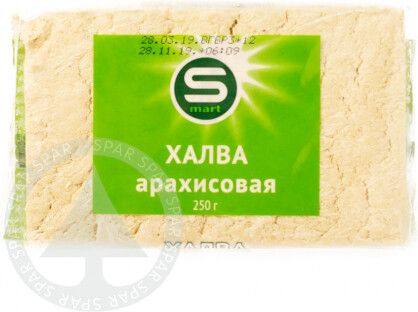 Халва арахисовая Smart 250 гр Тимоша