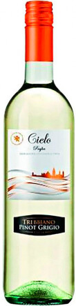 Вино Cielo Pinot Grigio белое полусухое 12% 0.75л