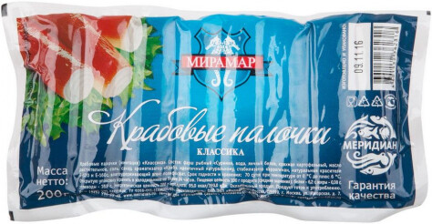 Крабовые Палочки Классик 200г