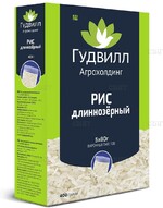 Рис длинный в пакетиках для гарнира, по 400 г