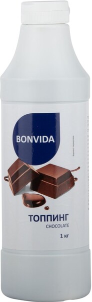 Топпинг BONVIDA для мороженого со вкусом Шоколад 1кг