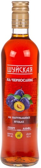 Настойка Шуйская на черносливе, 0.5 л