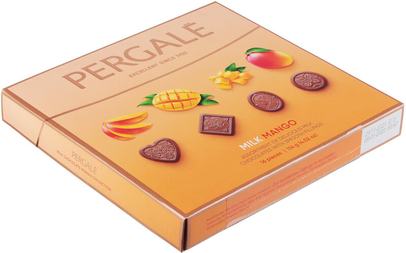 Набор конфет PERGALE манго с молочным шоколадом, 114 г