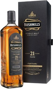 Виски Bushmills 21 Y.O. Single Malt Irish Whiskey (gift box) 0.7л