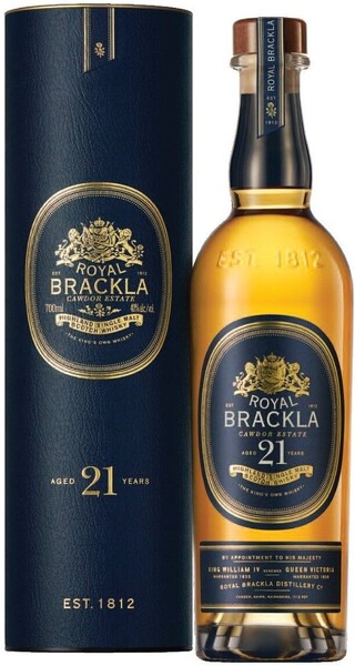 Виски Royal Brackla 21 y.o. Highland single malt scotch whisky (gift box) 0.7л