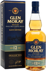 Виски Glen Moray Elgin Heritage 12 Y.O. Single Malt Scotch Whisky (gift box) 0.7л