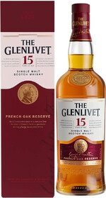 Виски The Glenlivet 15 y.o. The French Oak Reserve single malt scotch whisky (gift box) 0.7л