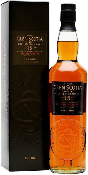 Виски Glen Scotia 15 Years Old, gift box 0.7 л
