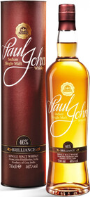 Виски индийский «Paul John Brilliance» в тубе, 0.7 л