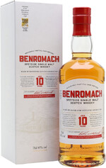 Виски шотландский Benromach Speyside Single Malt Aged 10 y. o., gift box , 0.7 L