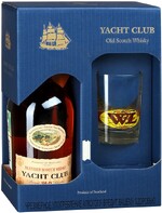 Виски Yacht Club 0.7 л с бокалом