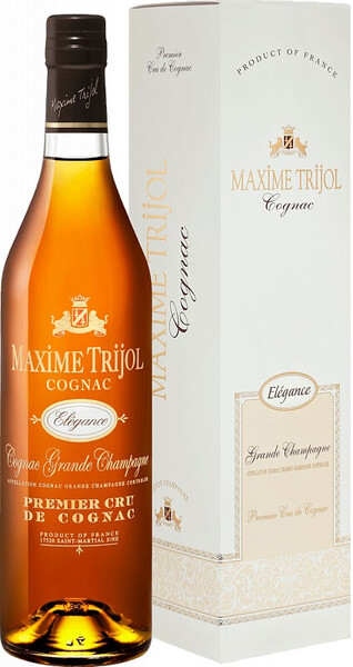 Коньяк Maxime Trijol Cognac Elegance Grande Champagne Premier Cru (gift box) 2016 0.7л