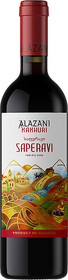 Вино красное сухое «Alazani Kahuri Saperavi» 2018 г., 0.75 л
