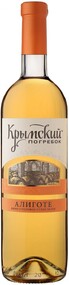 Вино Крымский Погребок Алиготе белое сухое 0,75 л