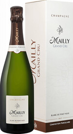 Игристое вино Mailly Grand Cru Brut Blanc de Pinot Noir Champagne АОС (gift box) 0.75л