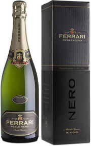 Вино игристое белое экстра брют «Ferrari Perle Nero» 2010 г., в подарочной упаковке, 0.75 л