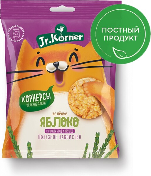 Хлебцы-мини рисовые JR KORNER с яблочным соком, 30г