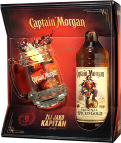 Ром «Captain Morgan Dark» + Танкард, 0.7 л