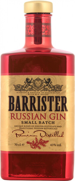 Джин «Barrister Russian Gin», 0.7 л