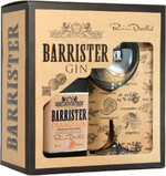 Джин Barrister Orange Gin (gift box with a glass) 0.7л