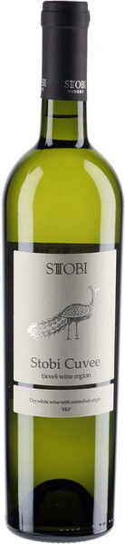 Вино белое сухое «Stobi Cuvee», 0.75 л