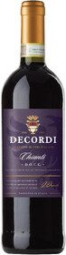 Вино красное сухое «Chianti Decordi» 2019 г., 0.75 л