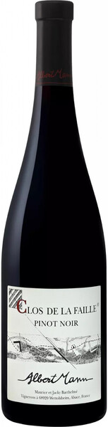 Вино Pinot Noir Clos De La Faille Alsace AOC Domaine Albert Mann 2019 0.75л