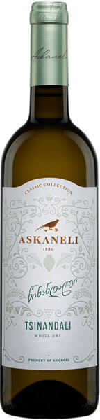 Вино Askaneli Цинандали белое сухое, 750мл