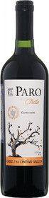 Вино 13% 2019 года сухое красное, регион Центральная Долина категория DO El Paro Carmenere, Чили, 750 мл., стекло