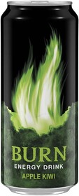 Напиток Burn Яблоко-Киви энергетический 0,5л