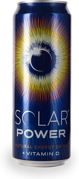 Энергетический напиток Solar Power газированный с витамином D, 0,45 л