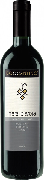 Вино Boccantino Nero d'Avola Terre Siciliane красное сухое 0,75 л