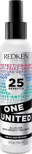 Redken Мультифункциональный спрей 25-в-1 для всех особенностей и типов волос, One United Elixir, 150 мл