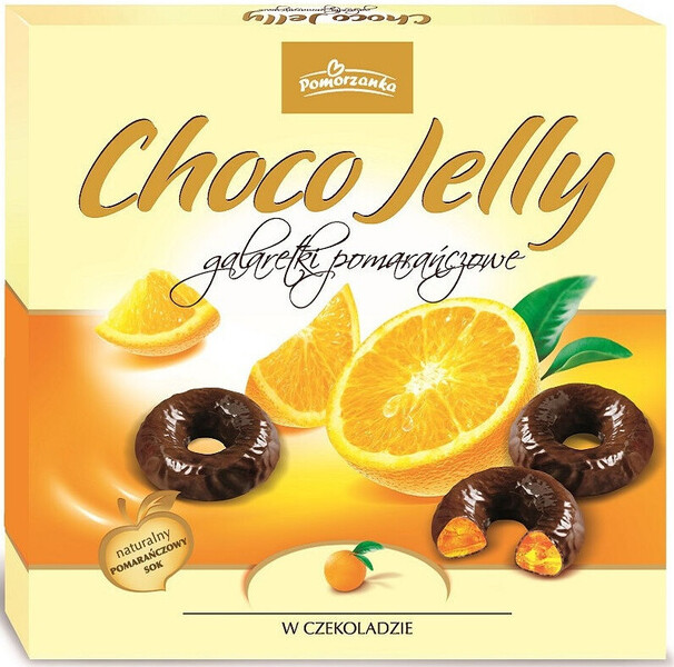 Choco Jelly апельсиновое желе в темном шоколаде Pomorzanka 175гр