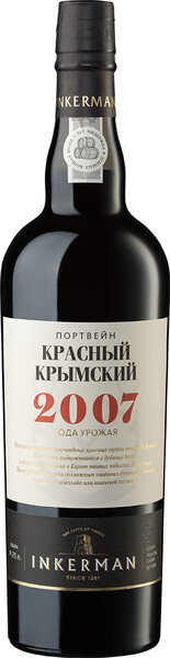 Винный напиток Инкерман Портвейн Крымский белый 0,75л