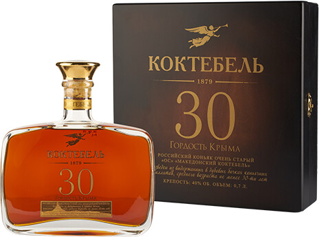 Коньяк Коктебель Македонский 30 лет 0,7л