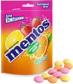 Драже Mentos жевательные фрукты 95г
