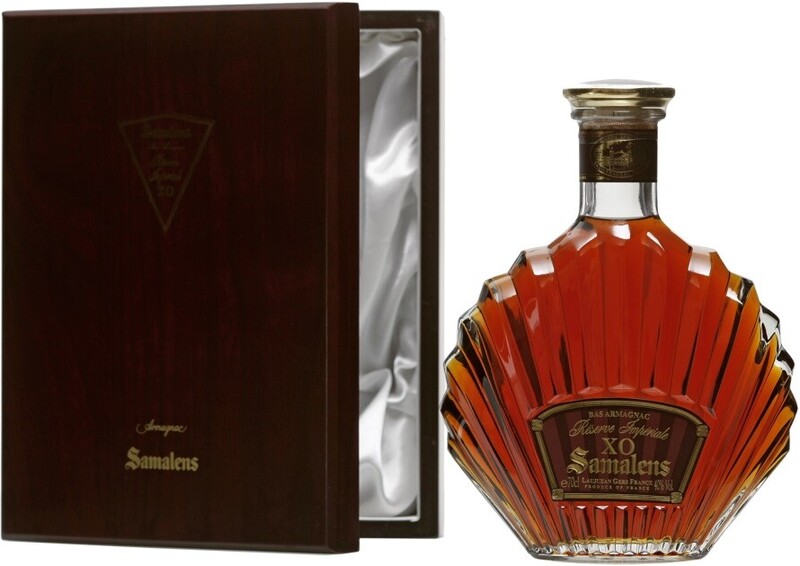 Арманьяк Samalens Bas Armagnac XO Reserve Imperiale 0.7 л в деревянном ящике