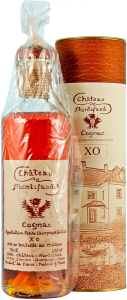 Коньяк CHATEAU DE MONTIFAUD XO Millenium Petite Champagne AOC 40% в подарочной упаковке, 0,7л