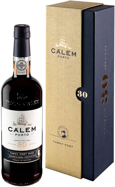 Портвейн «Calem 30 Years Old» в деревянной подарочной упаковке, 0.75 л