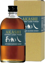 Виски японский «Akashi Blended Sherry Cask» в подарочной упаковке, 0.5 л