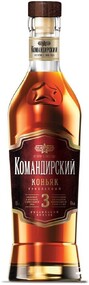 Коньяк российский «Командирский 3 года», 0.5 л