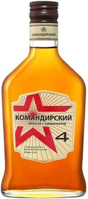 Коньяк российский «VMF Komandirsky 4 y.o.», 0.25 л