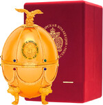 Водка «Водка Императорская Коллекция Графин Яйцо Золото» в деревянной подарочной упаковке, 0.7 л