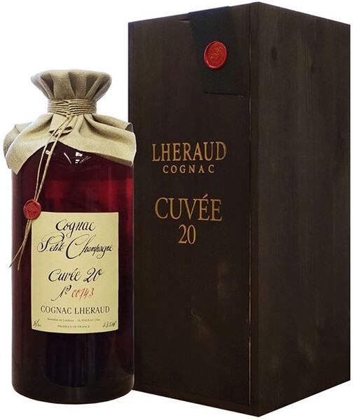 Lheraud Cognac Cuvee 20, wooden box, 5 л