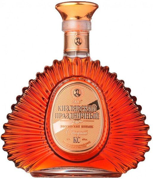 Коньяк Кизлярский Праздничный КС 0.7 л