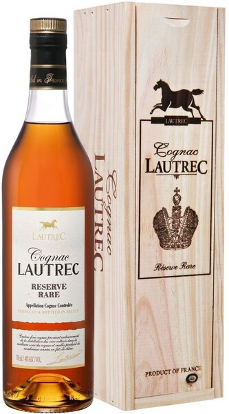 Коньяк Lautrec Reserve Rare 0.7 л в коробке