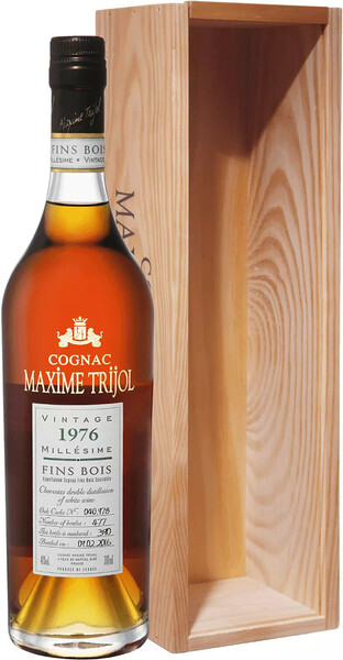 Коньяк Maxime Trijol Cognac Fins Bois 1976 (gift box) 1976 0.7л