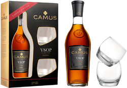 Коньяк Camus Elegance Cognac VSOP (gift box with two glasses) 0.7л